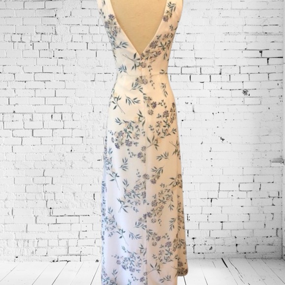 Monique Lhuiller White Floral Maxie Dress! - Picture 2 of 10